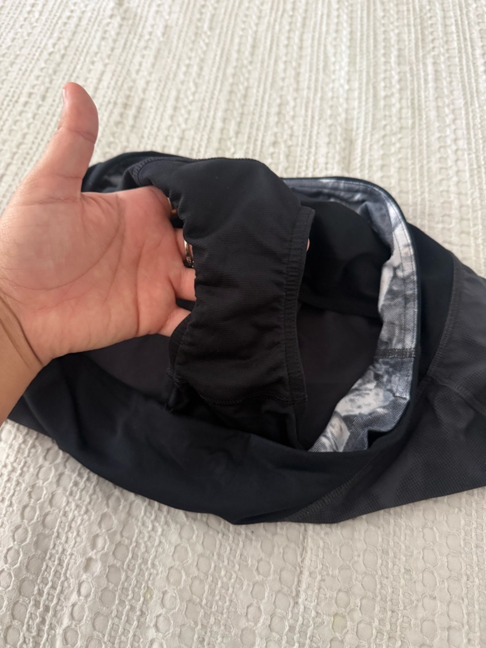 Lululemon Speed Up Low-Rise Lined Short 2.5" Diamond Dye Pitch Grey Graphite 4 - Picture 10 of 10